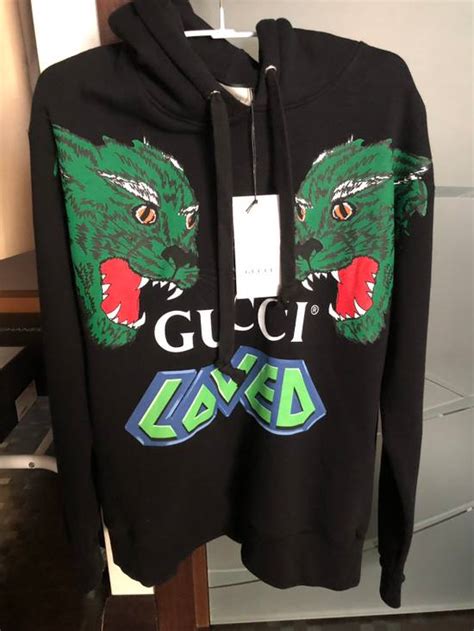 gucci pullover tiger|gucci distressed hoodie.